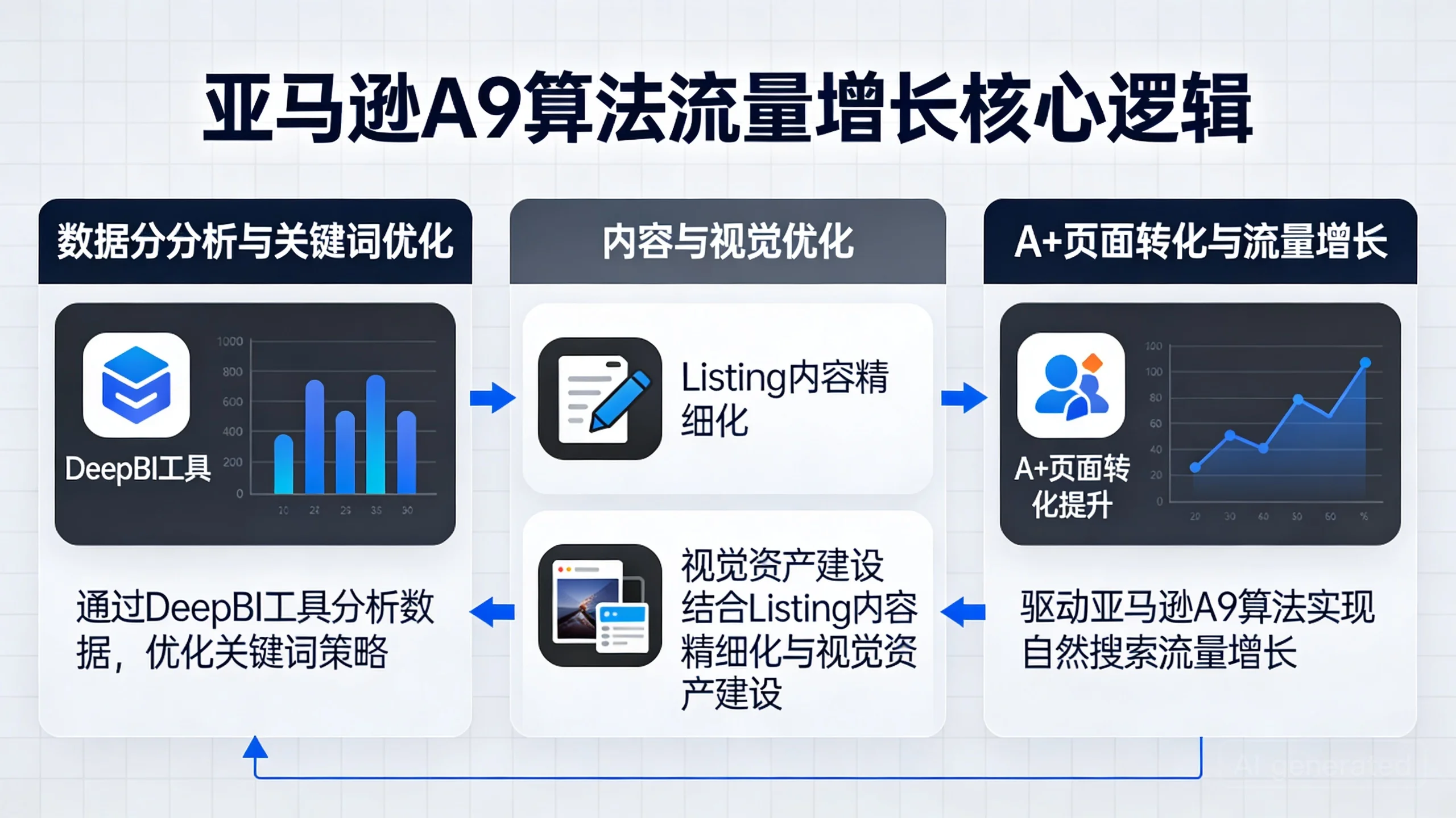 提升亚马逊自然搜索流量：DeepBI驱动的A9算法深度优化策略