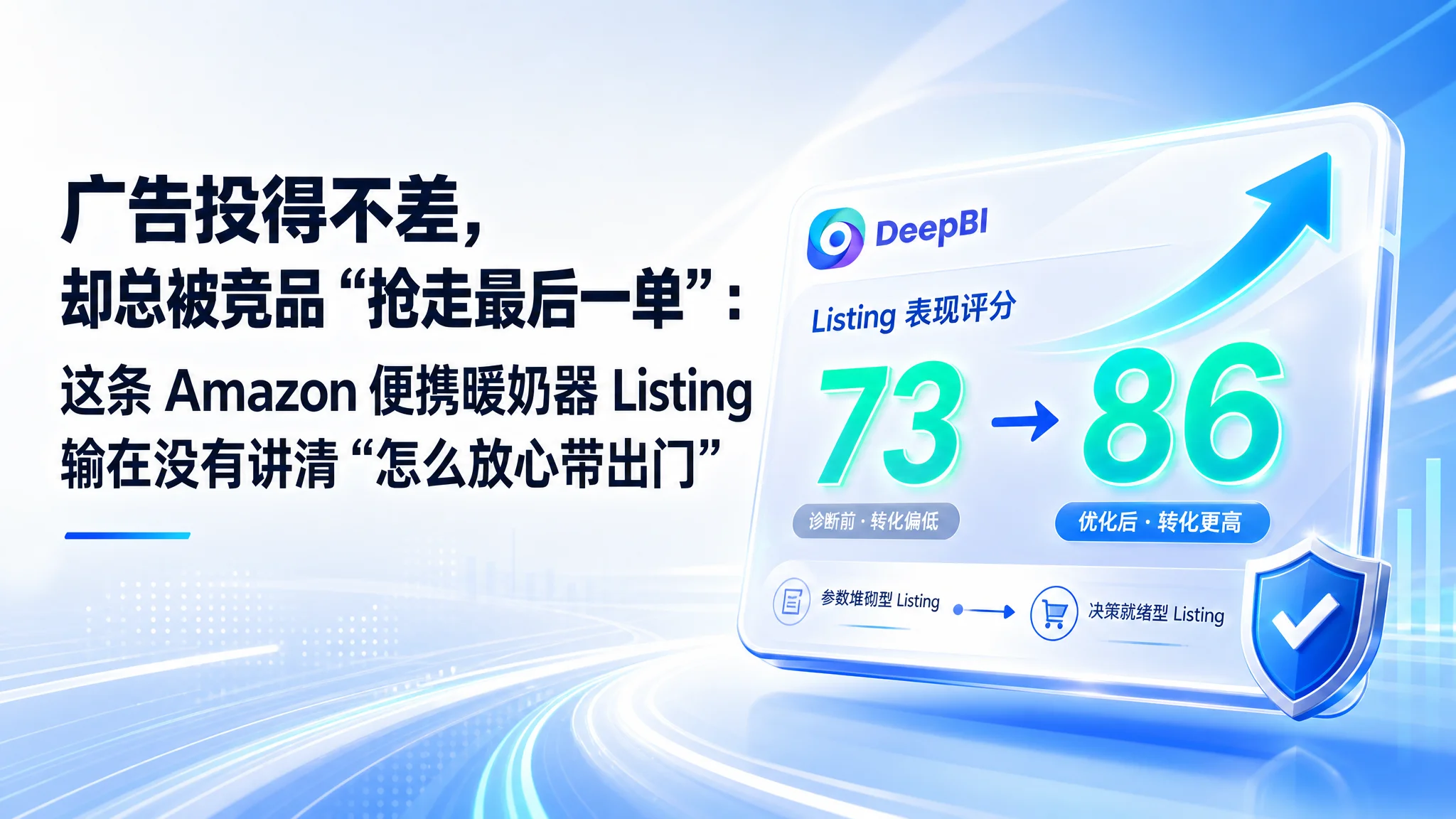 广告投得不差，却总被竞品“抢走最后一单”：这条 Amazon 便携暖奶器 Listing 输在没有讲清“怎么放心带出门”