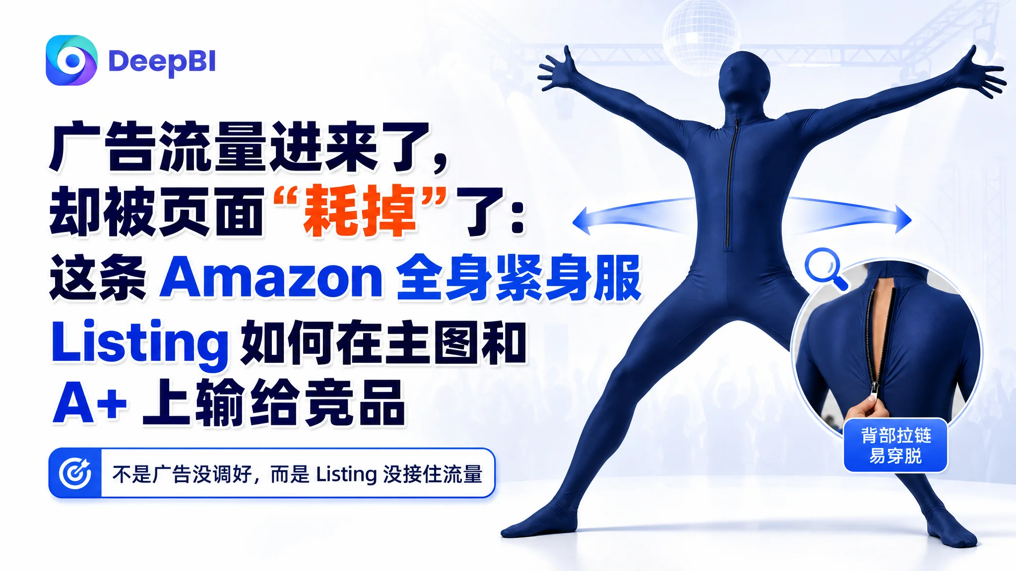 广告流量进来了，却被页面“耗掉”了：这条 Amazon 全身紧身服 Listing 如何在主图和 A+ 上输给竞品