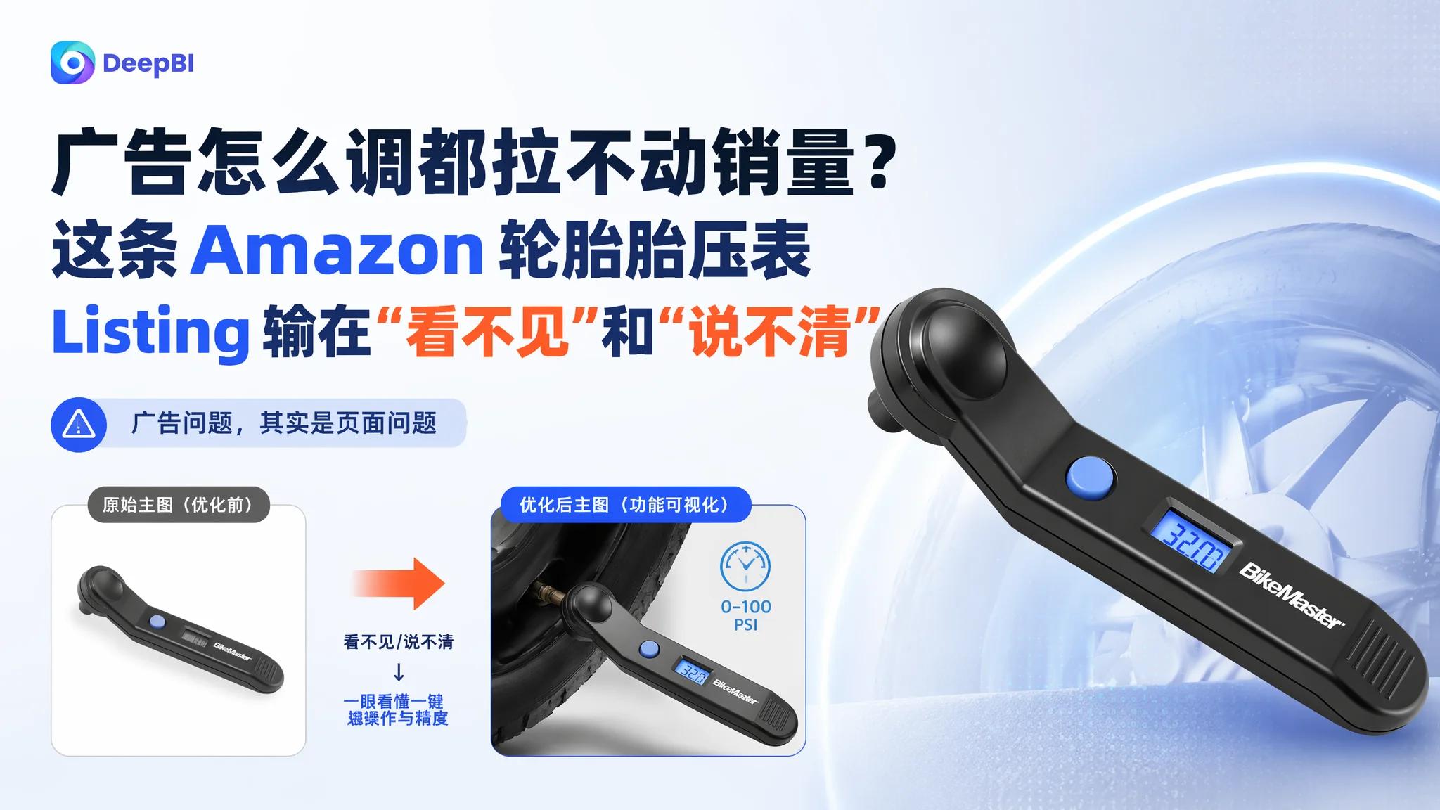 广告怎么调都拉不动销量？这条 Amazon 轮胎胎压表 Listing 输在“看不见”和“说不清”