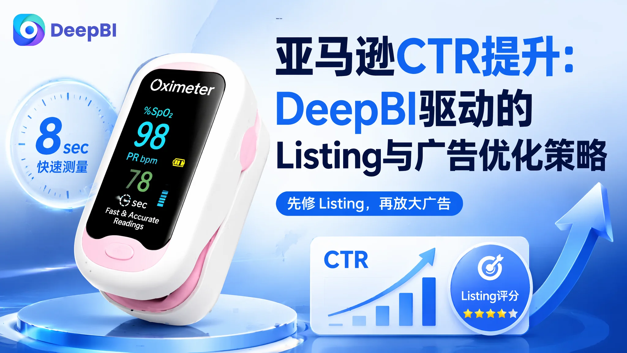 亚马逊CTR提升：DeepBI驱动的Listing与广告优化策略
