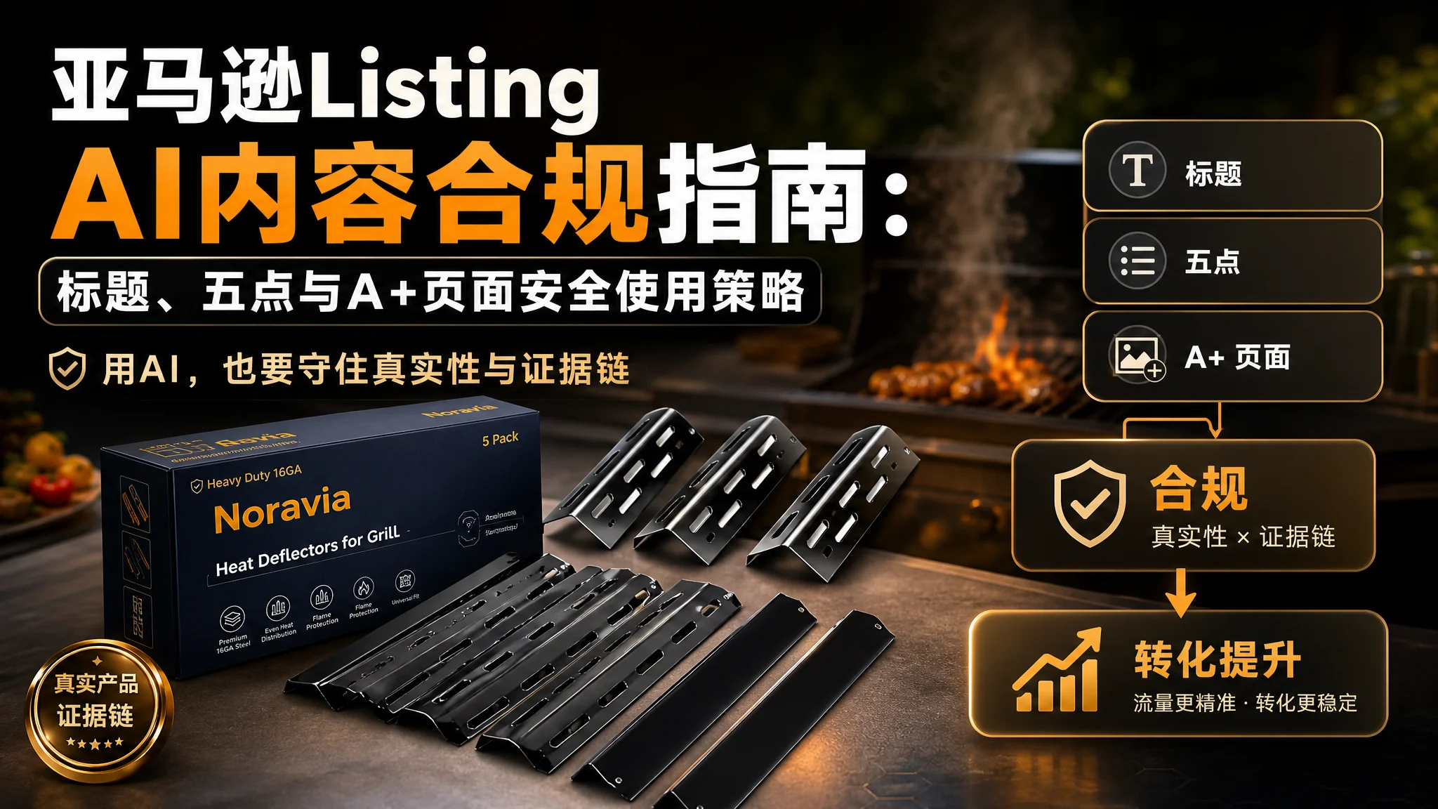 亚马逊Listing AI内容合规指南：标题、五点与A+页面安全使用策略