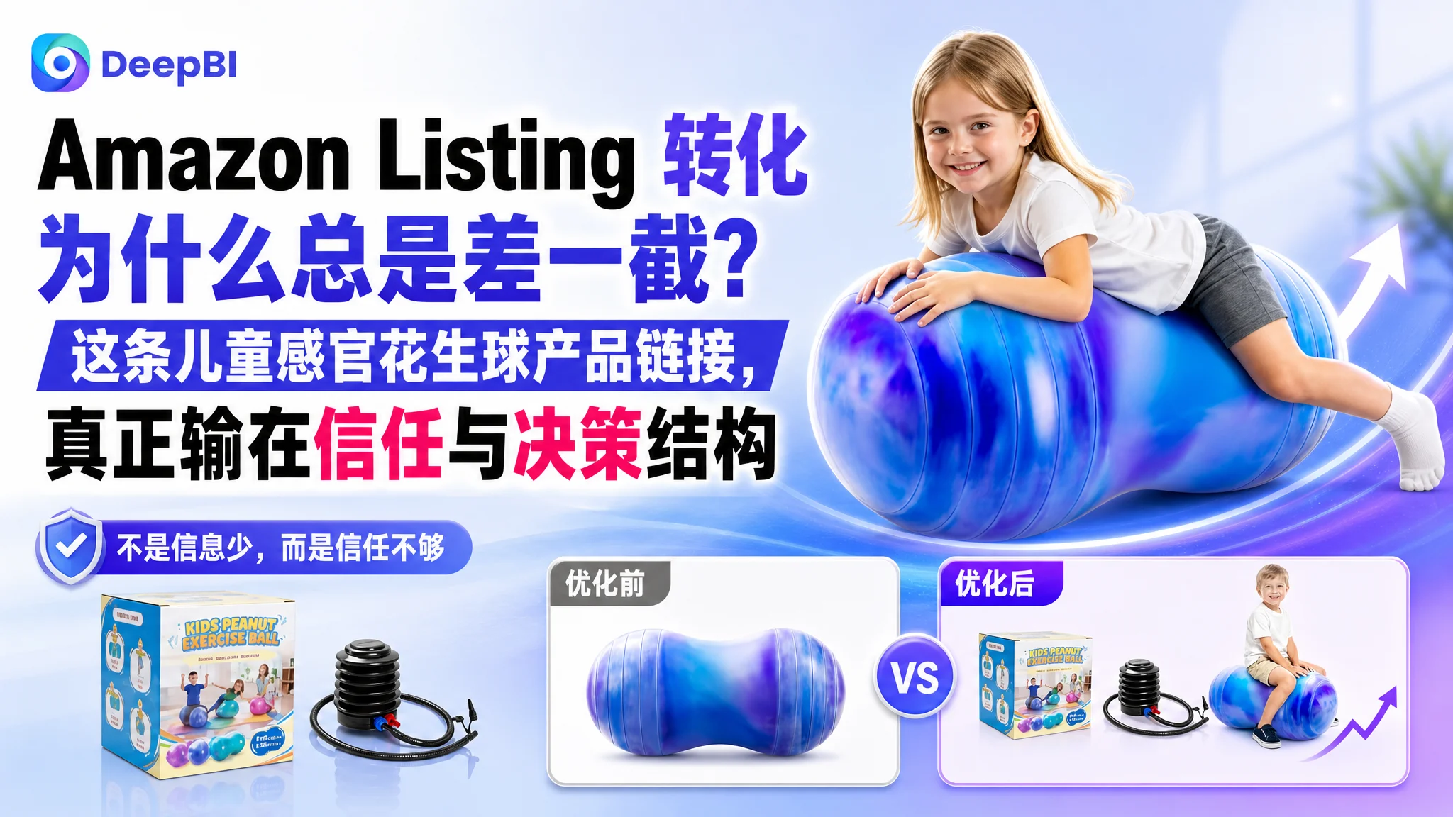 Amazon Listing 转化为什么总是差一截？这条儿童感官花生球产品链接，真正输在信任与决策结构