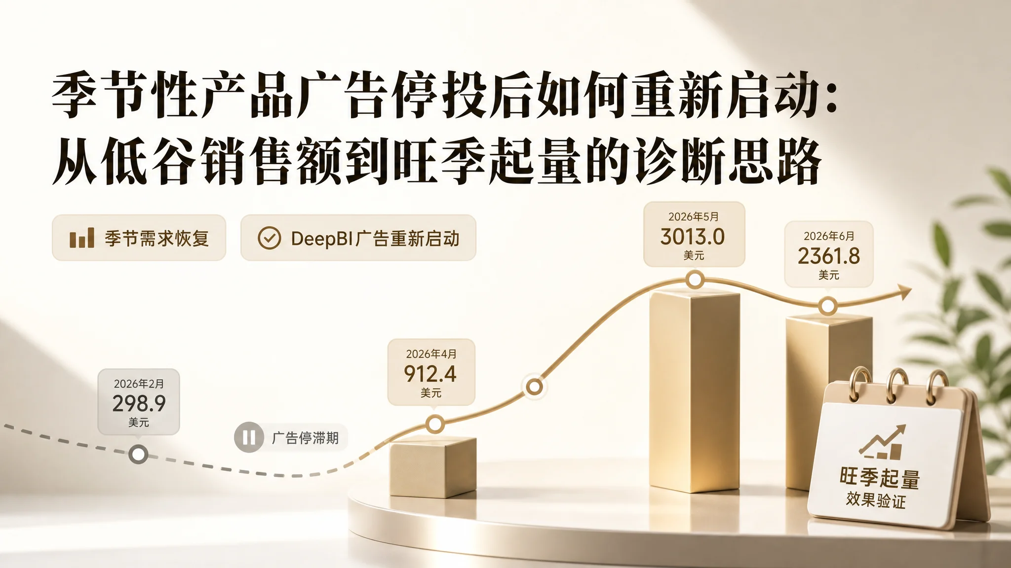 亚马逊季节性产品广告停投后如何重新启动？旺季广告投放诊断