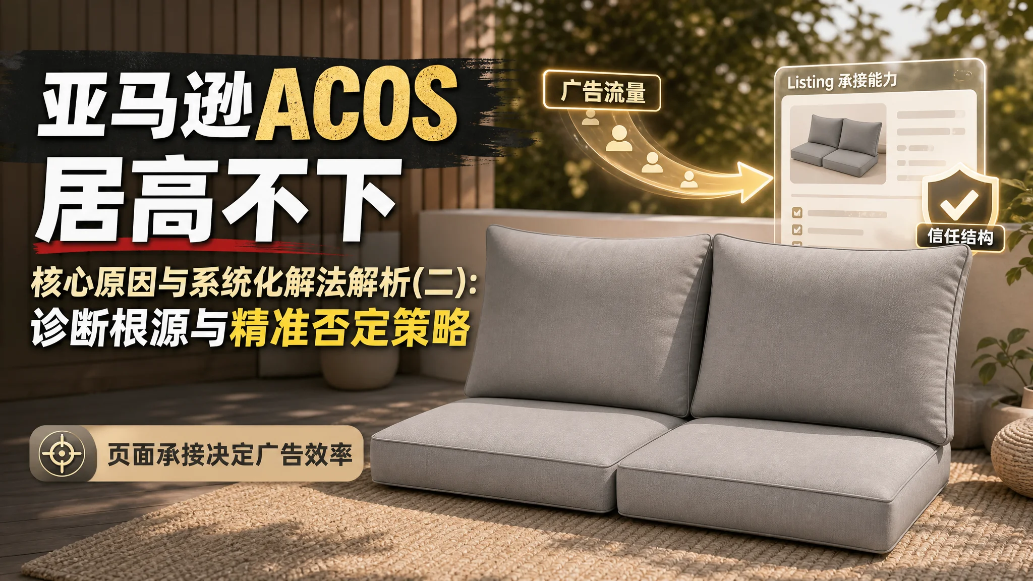 亚马逊ACOS居高不下核心原因与系统化解法解析(二):诊断根源与精准否定策略