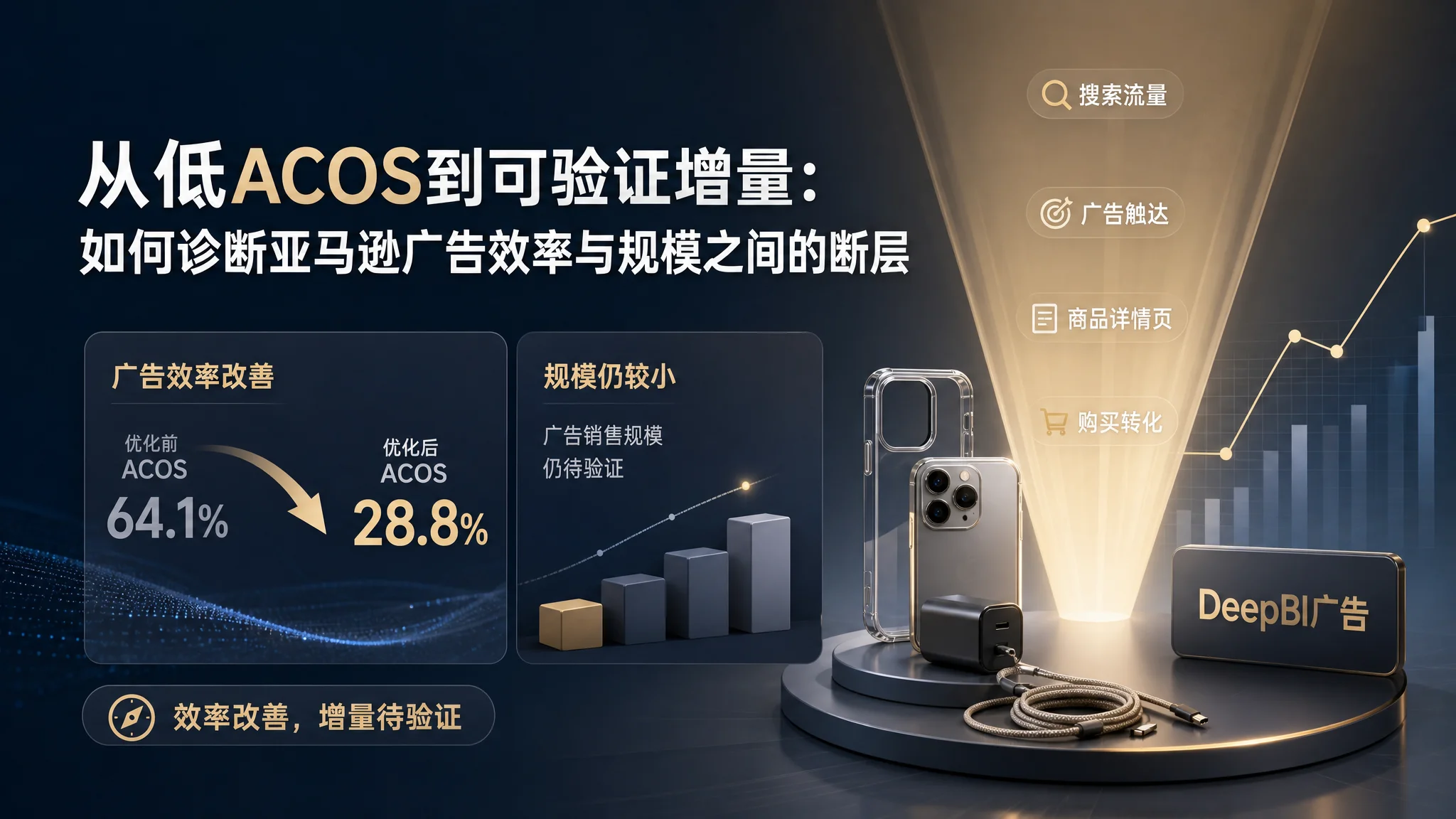 Amazon广告诊断：低ACOS为什么没有带来销售增长？