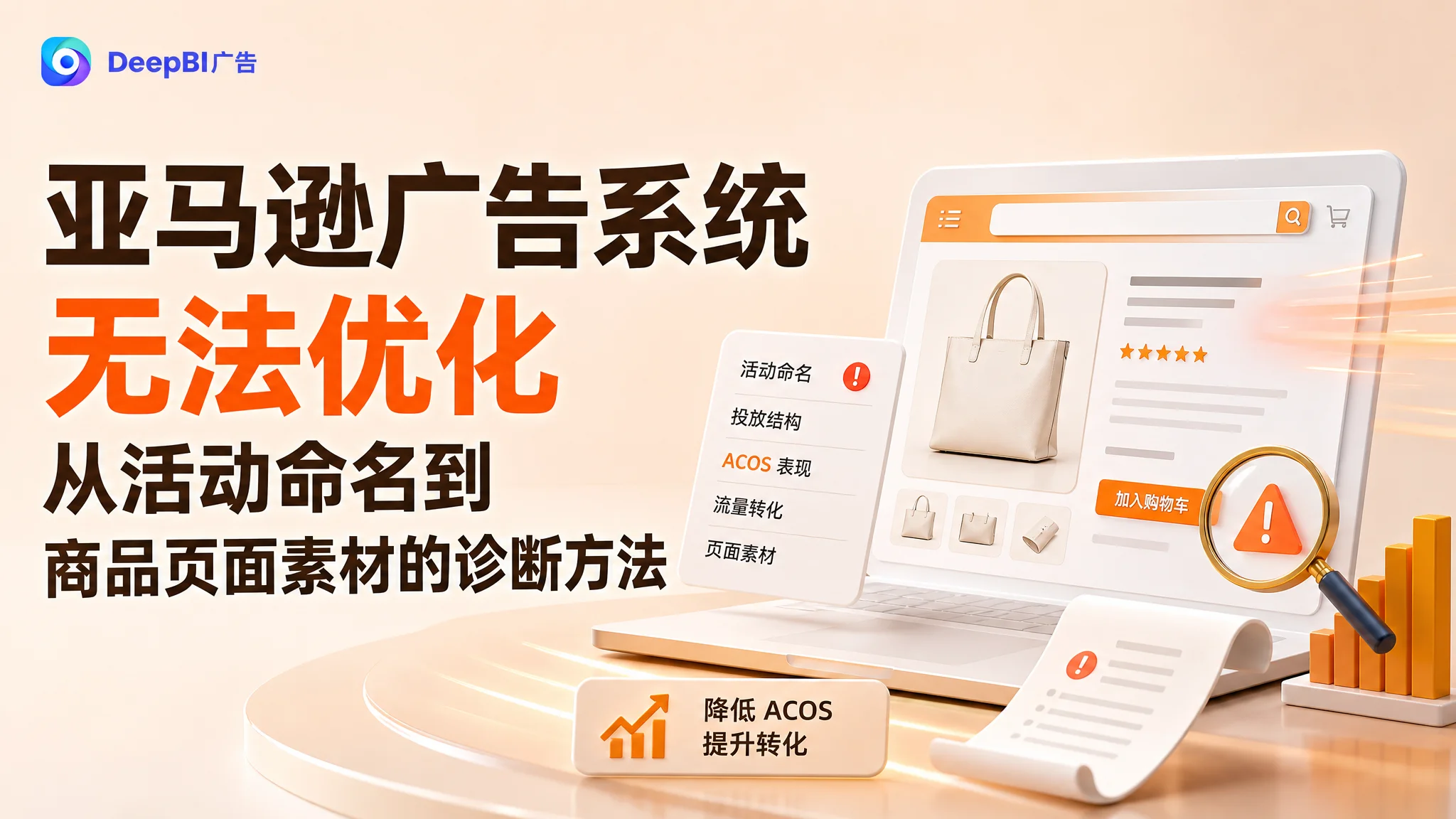 Amazon广告系统无法优化？从活动命名到Listing素材的诊断方法