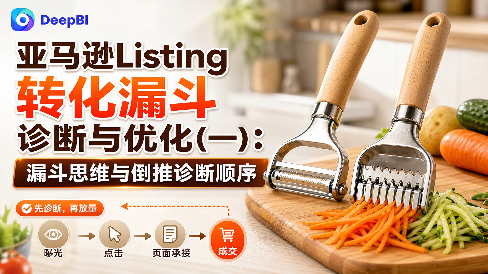 亚马逊Listing转化漏斗诊断与优化(一):漏斗思维与倒推诊断顺序